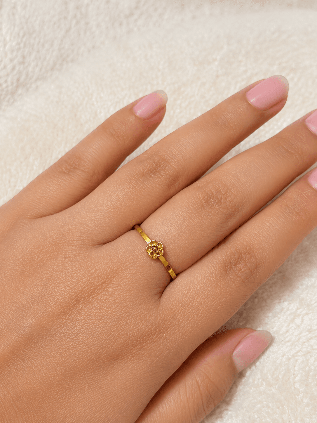 Rose gold ring - Image 1