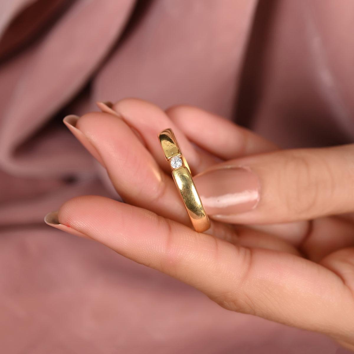 Very small diamond  ring - Thumbnail 3