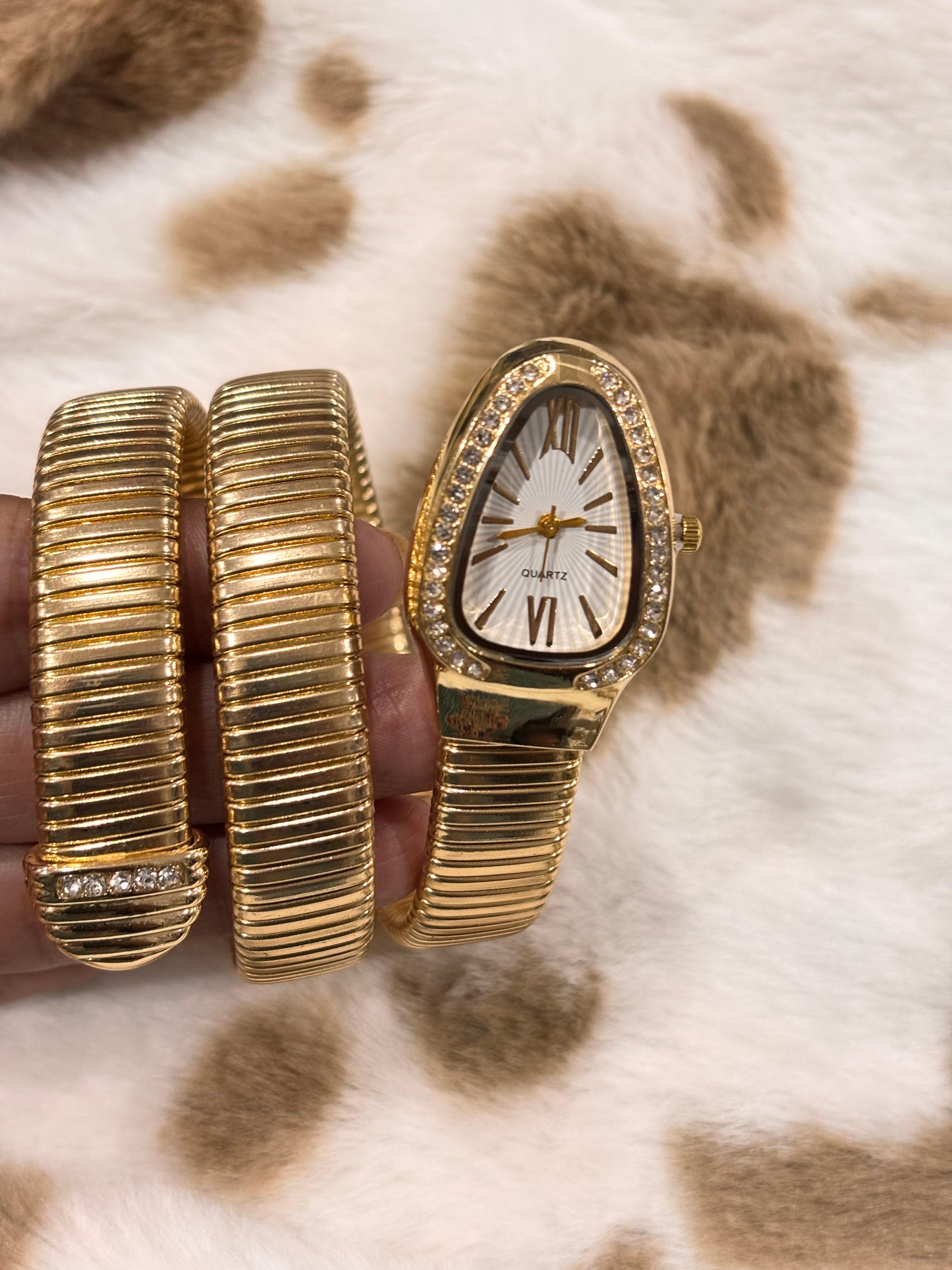 Gold snake watch - Thumbnail 2