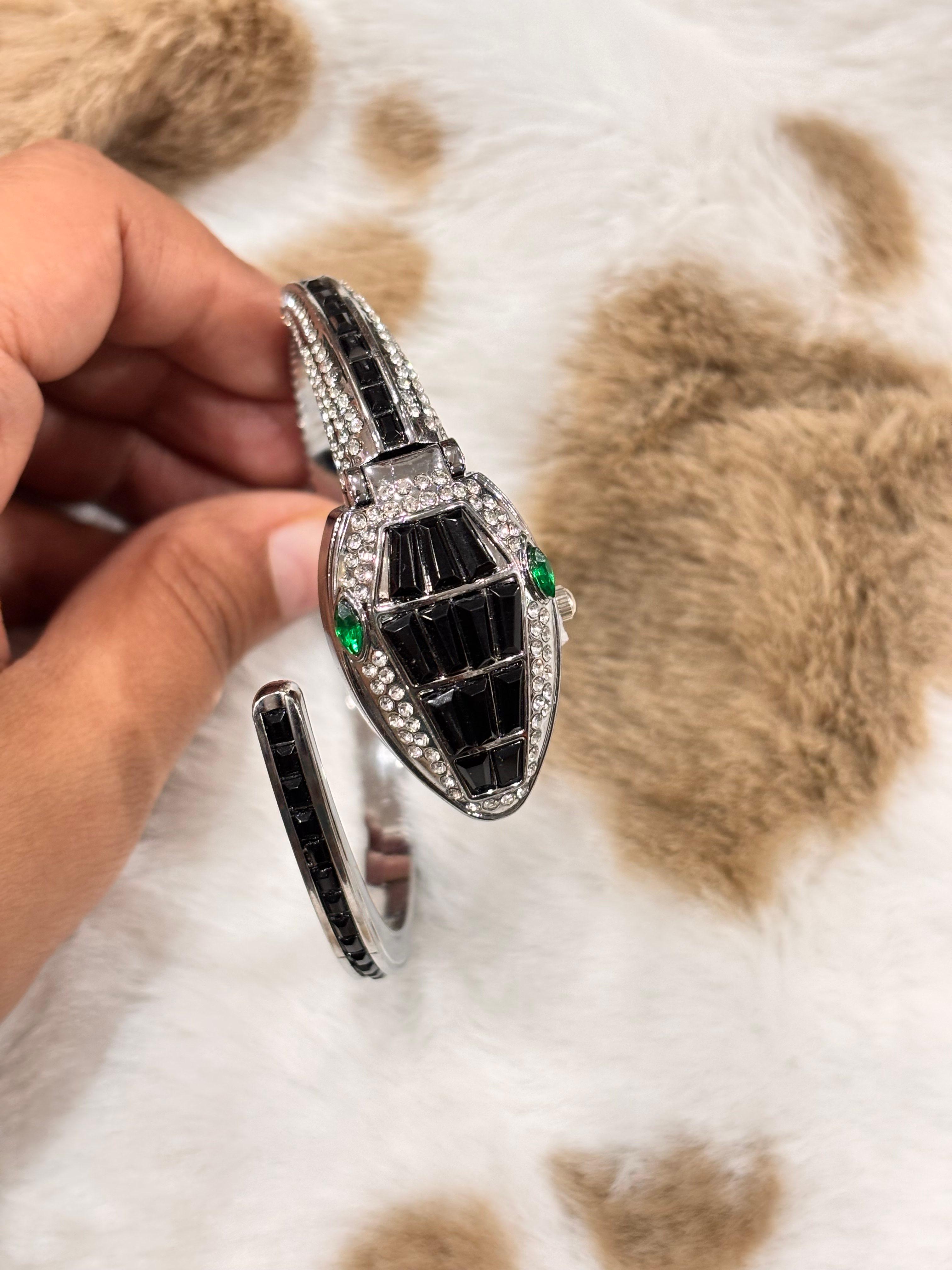 BLACK BEAUTY SNAKE WATCH - Thumbnail 2